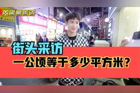 街头采访，一公顷等于多少平方米？视频封面