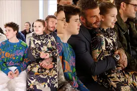 人生赢家！贝克汉姆携子女为贝嫂大秀助阵，怀抱小七满脸宠爱视频封面