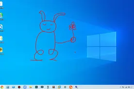 演示辅助桌面涂鸦工具之 ZoomIt，允许你在屏幕上任意乱画。