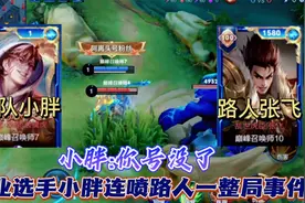 职业野王狼队小胖巅峰赛连喷路人一整局，详细分析事情起因和过程视频封面