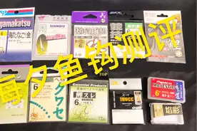 测评十一款野钓常用海夕鱼钩，贵的反而不好？