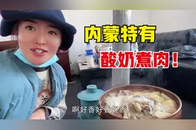 草原牧民过冬靠吃肉，大块羊肉用酸奶随便煮两锅，外地人都吃不到视频封面