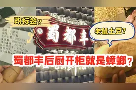 卧底蜀都丰后厨，开柜就是蟑螂？店员自曝老鼠咬过的土豆继续用视频封面