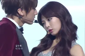 男女组合泫雅张贤胜，《Trouble Maker》舞台换装混剪，男帅女美