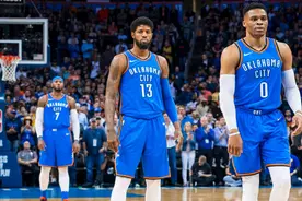 【NBA藏经阁】回顾乔治雷霆首秀：一椒一瓜一威少，风景太美妙！视频封面