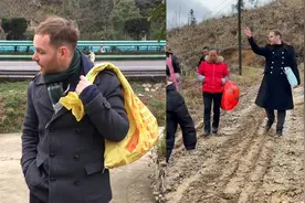 贵州女子带英国男友回村过年，一个细节网友直呼太有素质！视频封面
