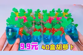 9.9元能买40个胡萝卜泥？混完秒变脆脆冰，还能改造成无硼砂假水视频封面