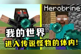 我的世界：进入传说生物内部，错误303一身错误代码，进去就崩溃