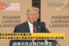 美国对盟友下手：加征10%铝关税，加拿大反制美国：将对等报复视频封面