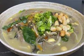 河南芝麻叶杂面条，吃过的来集合，浓浓的乡情，老家的味道