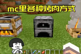 我的世界：mc里各种烤肉方式，烟熏炉是一个，你最喜欢哪个？视频封面