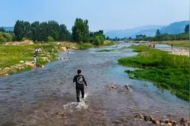 玉符河最适合玩水的三个河段：东渴马村，宅科村，西董家庄村