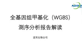 【陈巍学基因】全基因组甲基化测序分析报告解读视频封面