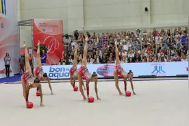 以色列美女表演的艺术体操视频封面