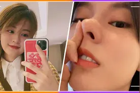 乔欣怼脸自拍回应整容质疑，扯眼皮捏猪鼻子超搞笑，网友：太刚了视频封面