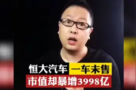 真看不懂：一辆车没卖，市值4000亿，还是恒大牛视频封面