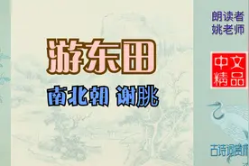 游东田 南北朝 谢朓 既有全景式的概括描写又有局部的生动刻画视频封面