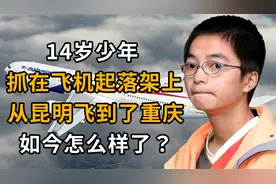 湖南14岁熊孩子，偷爬上飞机起落架飞到重庆，万米高空如何生存？视频封面