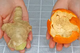 橘子皮不要扔了，加一块生姜，教你从没见过的做法，真是太厉害了视频封面
