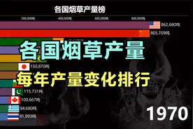 各国烟草产量最多的国家 甩第二名十条街 你贡献香烟了吗？视频封面