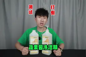 测试“蔬果园洗洁精”据说可以用它直接清洗食物？真的好用吗视频封面