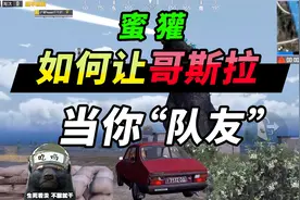 突击手蜜獾：如何让哥斯拉当你的“队友”！白捡人头，直接舔包！