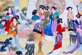 90后姑娘画的巨幅琴棋书画仕女图细腻生动 创作周期达40多天视频封面