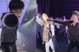 太滑稽！薛之谦唱歌与台下人形立牌互动，手举话筒无一“人”互动