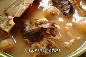 为什么不能喝过烫的汤？#养生知识 #每天跟我涨知识 #饮食