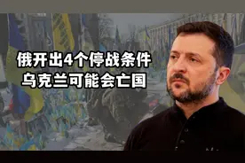 俄罗斯开出4个停战条件，特朗普能答应吗？乌克兰甚至可能会亡国视频封面