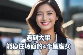 遇到大事能稳住场面的4个星座女视频封面