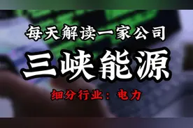 深度挖掘三峡能源背后的逻辑视频封面