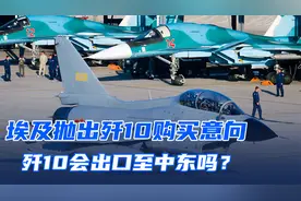泰国刚放弃对歼10采购，中国就喜迎埃及大单，歼10是否会出口中东视频封面