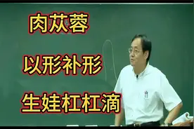 倪师分享：为益髓壮阳要药，功能治精血不足，阳痿不举—肉苁蓉视频封面