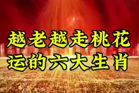越老越走桃花运的六大生肖视频封面