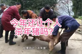 有人说农村私屠滥宰“杀年猪”也违法，最高罚款一万，是真的吗？视频封面
