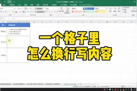 一个格子里怎么换行写内容？视频封面