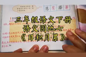 三年级语文下册语文园地七《日积月累》讲解视频封面