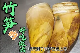 正确处理竹笋之后，配上咸鸭烧着吃，竹笋脆嫩不苦涩味道鲜美视频封面