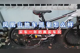 捷安特广踏太贵，凤凰山地车能买吗？看看用了一年凤凰现在什么样视频封面