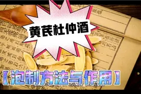 黄芪杜仲酒泡制方法与作用视频封面
