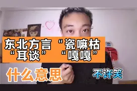 东北方言之“瓷嘛枯”，“耳谈”，“嘎嘎”分别代表什么意思？视频封面