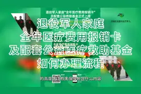 退役军人家庭全年医疗报销卡及配套公益医疗救助基金如何办理流程