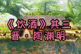晨起打卡陶渊明田园诗《饮酒》其三：道丧向千载，人人惜其情。有视频封面
