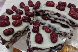 自制红豆小年糕，超级简单，香甜可口软糯Q弹，非常美味@抖音小肋