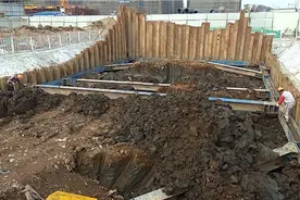 基坑钢围檩及第一道钢支撑安装视频封面