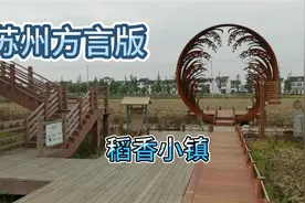 苏州太湖十景之一，北太湖望亭稻香小镇视频封面