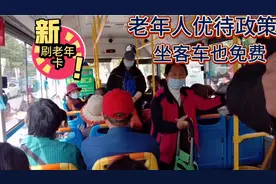 山东枣庄:60岁以上老人的优待政策实施，坐客车刷老年卡也免费。视频封面