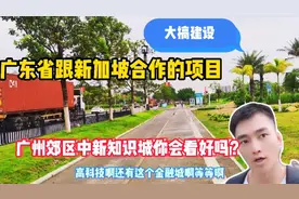 广州跟新加坡合作的中新知识城，大搞拆迁建设，你会看好发展吗视频封面