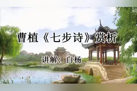 曹植《七步诗》赏析，本是同根生，相煎何太急。古诗词阅读（9）